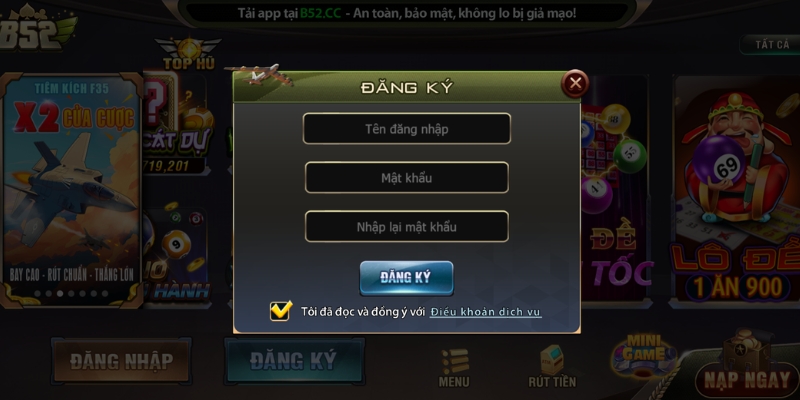 Đăng ký các bước đơn giản để tham gia