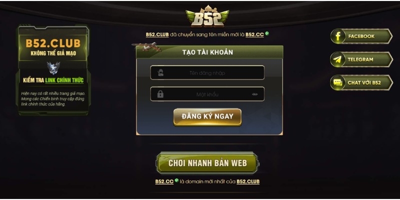 Giới thiệu cổng game B52club